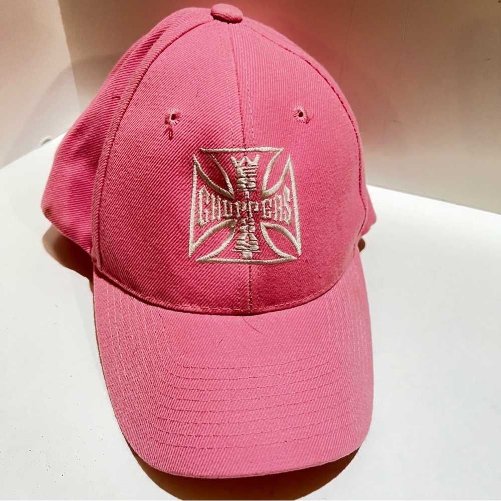 Pink Velcro West Coast Choppers Hat. Pre-owned